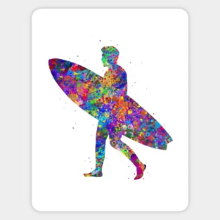 Surfer man Sticker